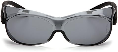 Pyramex OTS Over The Spectacle Safety Glasses Indoor Outdoor Lens Black Temples ANSI Z87+