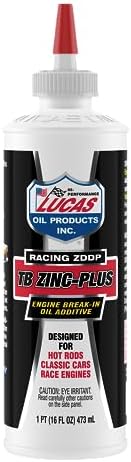 Lucas Oil 10063 Engine Break in Oil Additive w/TB Zinc Plus - 16 Ounce