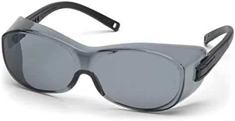 Pyramex OTS Over The Spectacle Safety Glasses Indoor Outdoor Lens Black Temples ANSI Z87+