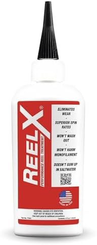 ReelX Fishing Reel Lubricant, Extreme-Pressure Anti-Corrosion Oil for Bearings, Spinning, Baitcasting, Spincast, Fly, Trolling & Electric Reels, Smooth Casting Saltwater Freshwater Protection, 4 oz