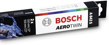 BOSCH 3397009843 AeroTwin Wiper Blade Combo Pack - Set of 2 (22" & 22")