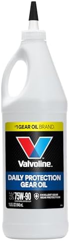 Valvoline High Performance SAE 75W-90 Gear Oil 1 QT, Case of 12