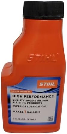 STIHL 0781 319 8008 2.6 Ounce High Performance 2 Cycle Engine Oil, 6 Pack