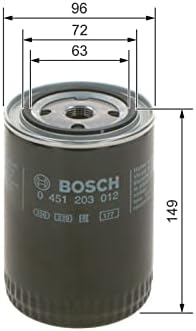 BOSCH P3012 Workshop Engine Oil Filter