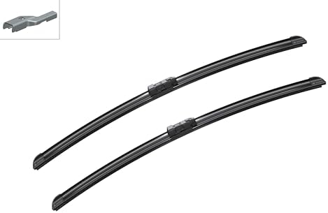 BOSCH 3397009825 AeroTwin Wiper Blades - Set of 2 (24" & 24") Top Lock 19mm