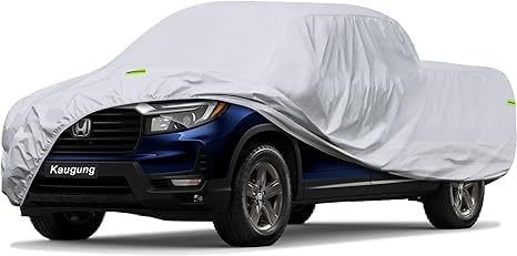 Kaugung Truck Car Cover Fit 2006-2025 Honda Ridgeline, Waterproof All Weather Full Pickup Cover, Outdoor Sun UV Rain Dust Protection.(from US Warehouse, Arrive Within 3-7 Days)…