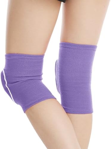 JUMISEE Kids Knee Pad, Anti-Slip Padded Sponge Knee Brace Breathable Flexible Elastic Knee Support for Football Volleyball Dance Skating Basketball Sports