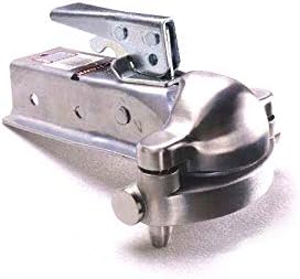 Eagle Skull Alarmed Stainless Steel Trailer Coupler Hitch Lock Alarm Camping Horse Boat Dump Cargo