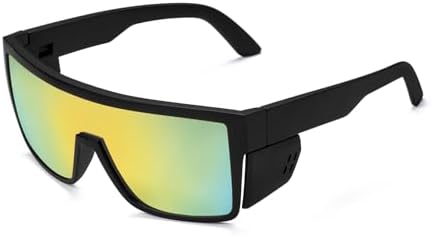 Safety Polarized Sunglasses for Men and Women UV400 Protection and Includes Removable Side Shields,ANSI Z87