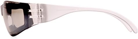 Pyramex Intruder Safety Eyewear Clear Frame Full Foam Padding Clear Anti-Fog Lens