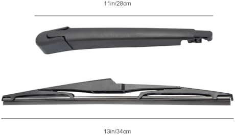 Rear Windshield Wiper Arm Blade for 2015-2023 Kia Sedona Telluride 2013-2019 Hyundai Santa Fe, Back Window Wiper Blades Set Replace# 98811B8000 98811-B8000