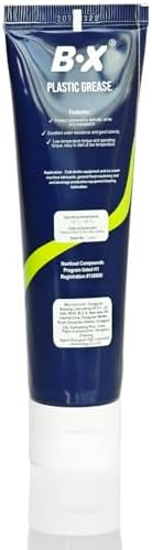 BX Food Grade Grease 2.8 oz 1 Pack – Water-Resistant Lubricant for Food Machinery, Ice Cream Makers, Kitchen Appliances, Plumbing Valves & O-Rings (-15°C to 100°C)