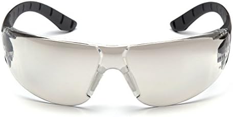 Pyramex Endeavor Plus Safety Glass Black/Gray Frame With Foam Padding Clear H2MAX Anti-fog Lens