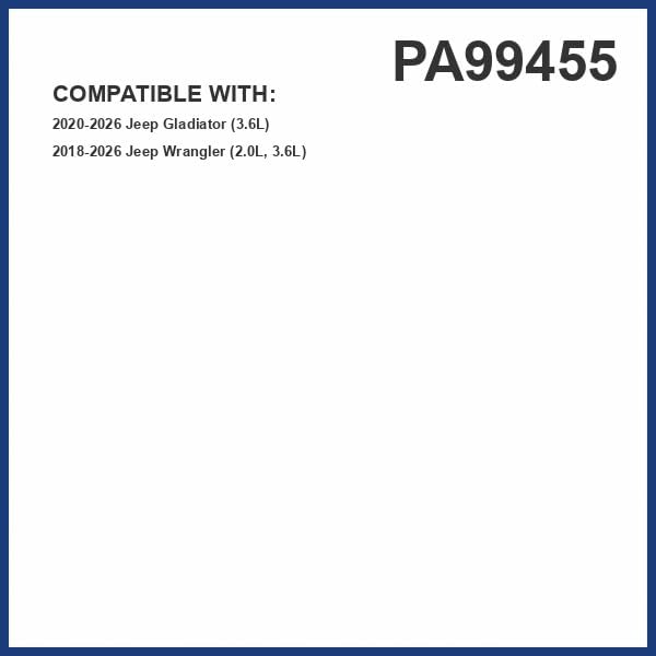 PG PA99455 Engine Air Filter | Fits 2018-2026 Jeep Wrangler 3.6L