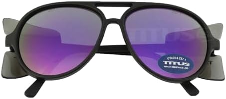 TITUS G35 Retro Aviator Z87 DOT ANSI CE Approved Safety Glasses