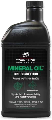 Finish Line Mineral Oil Bicycle Brake Fluid Low Viscosity 16 fl oz