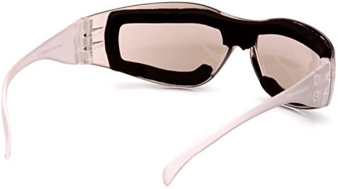 Pyramex Intruder Safety Eyewear Clear Frame Full Foam Padding Clear Anti-Fog Lens