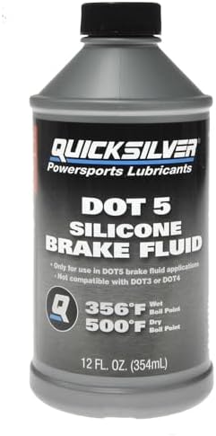 Quicksilver 8M0128419 DOT 5 Brake Fluid, 12oz