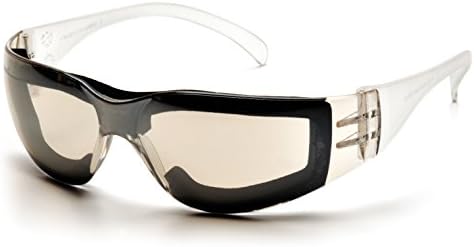Pyramex Intruder Safety Eyewear Clear Frame Full Foam Padding Clear Anti-Fog Lens