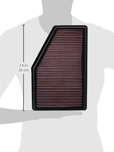 K&N High-Flow Original Lifetime Engine Air Filter: Increase Power: Premium, Washable: Compatible with 2016-2026 Buick/Chervolet/Cadillac: LaCrosse, Regal, XT4, Malibu, 33-5049