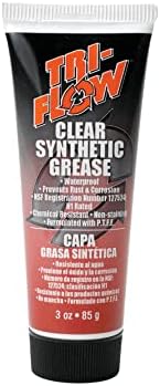 Tri-Flow TF23004 Clear Synthetic Grease - 3 oz. Tube , Red