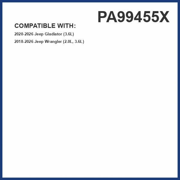 HIGHFLOW PA99455X High Performance, Pre-Oiled Disposable Engine Air Filter | Fits 2018-2026 Jeep Wrangler 3.6L