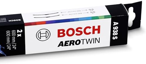 BOSCH 3397118938 AeroTwin Wiper Blade Combo Pack - Set of 2 (24" & 24")