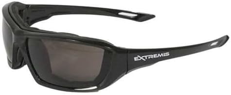 Radians Extremis Foam Lined Safety Glasses - Black Frame