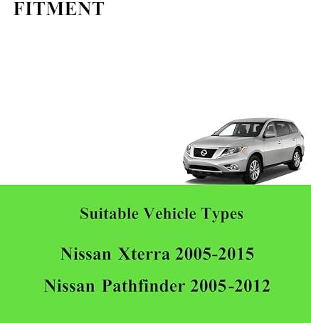 3 Wipers Fits Nissan Pathfinder 2005-2012/Xterra 2005-2015(Set of 3)