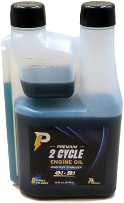 Power Performance Premium 2-Cycle Oil 16oz Easy to Measure Bottle
