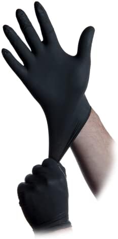 Atlantic Safety Products Black Lightning Gloves BL-XXL, Double Extra Large, Case 10 Boxes of 100 Gloves