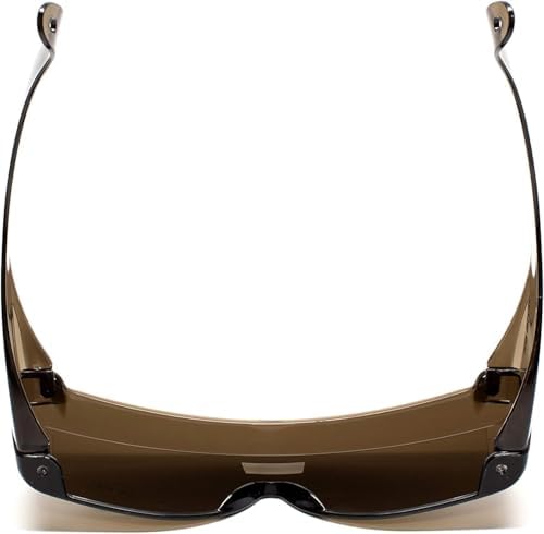 Calabria 3000 Fitover Safety Glasses with Uni-Lens – [Copper/Green/Smoke - 3 Pack] Wrap Around Eye Protection | Anti-Fog Scratch Resistant | Protective Eyewear