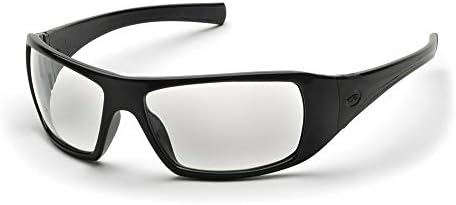 Pyramex Goliath Safety Eyewear Black Frame Clear Anti Fog Lens