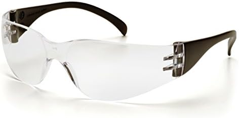 Pyramex Intruder Safety Eyewear Clear Frame Full Foam Padding Clear Anti-Fog Lens