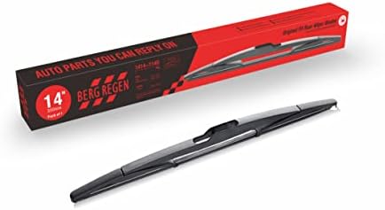 BERG REGEN Rear Wiper Blades 14 inch(14-D), Replacement For Ford Edge 2014-2007, Mazda 3 2009-2004, Volvo XC60 2017-2012, Lincoln MKX 2015-2007, Back Windshield Wiper Blades +More Cars