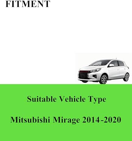 3 Wiper Blades Replacement for Mitsubishi Mirage 2014-2020(Set of 3)