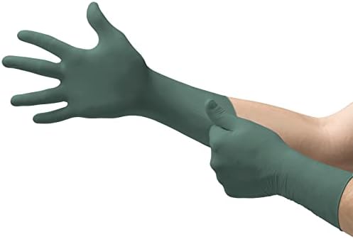Ansell MICROFLEX Dura Flock DFK-608 Nitrile Gloves, Size 2XL, Case of 500