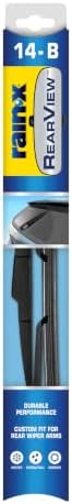 Rain-X 850025 RearView 14-B Rear Wiper Blade, 14 Inch Composite Rear Wiper Blade, Fits Rock Lock 3 (Pack Of 1), Automotive Replacement Wiper Blades That Meet Or Exceed OEM Quality And Design Standards
