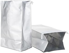 Camco Replacement Grease Storage Bags - Easily Contain and Dispose Used Cooking Grease, Foil Lined Bags Seal in Odor, Prevent Drain Clogs - 5 Pack (42285), White