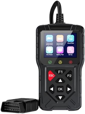 M60 OBD2 Scanner, 2-in-1 Car & Motorcycle Code Reader