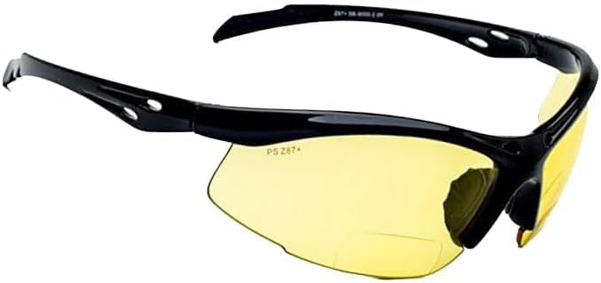Bifocal Safety Glasses - Safety Lenses with Readers for Healthcare, Woodworkers, Motorcyclists, Workshop - Ansi Z87+