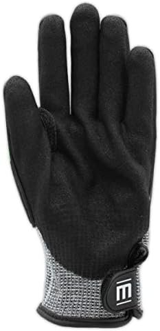 MAGID T-REX Flex Series ANSI Cut Level A9 Knit Impact Glove, 1 Pair, NitriX Palm, Size 10/XL, Black & Green, TRX795