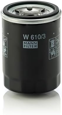 MANN-FILTER W 610/3 Spin-On Oil Filter Compatible With Acura, Honda, Infiniti, Mitsubishi, Nissan, Subaru models