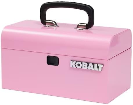 K.balt Retro Portable Mini Toolbox Pink Steel Tool Box