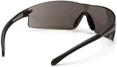 Pyramex Provoq Safety Eyewear Blue Mirror Lens Black Temples