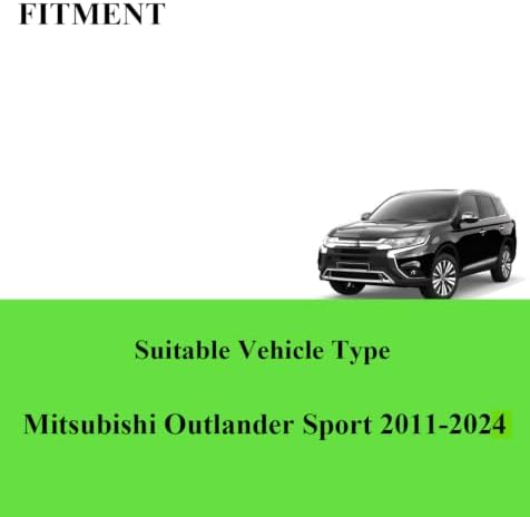 3 Wipers Replacement for Mitsubishi Outlander Sport 2011-2024 (Set of 3)