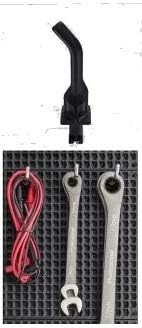 Plastic Hanging Hooks 2 inch / 50 mm 10 Pcs - Accessory for Organizer Genie Pegboards to Organize Tools
