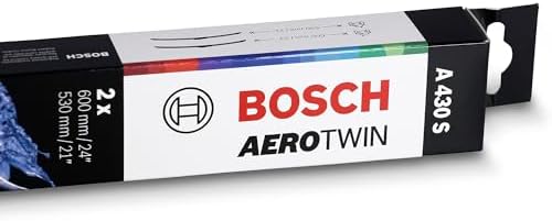 BOSCH 3397007430 AeroTwin Wiper Blades - Set of 2 (24"& 21") Top Lock 19mm