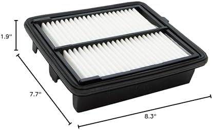 ECOGARD XA6100 Premium Engine Air Filter Fits 2010-2014 Honda Insight (Pack of 6)
