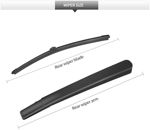 Rear Windshield Wiper Blade and Arm for BMW iX for Car Window